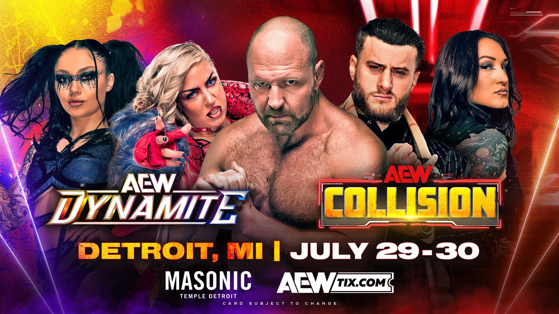 AEW Dynamite: Detroit poster