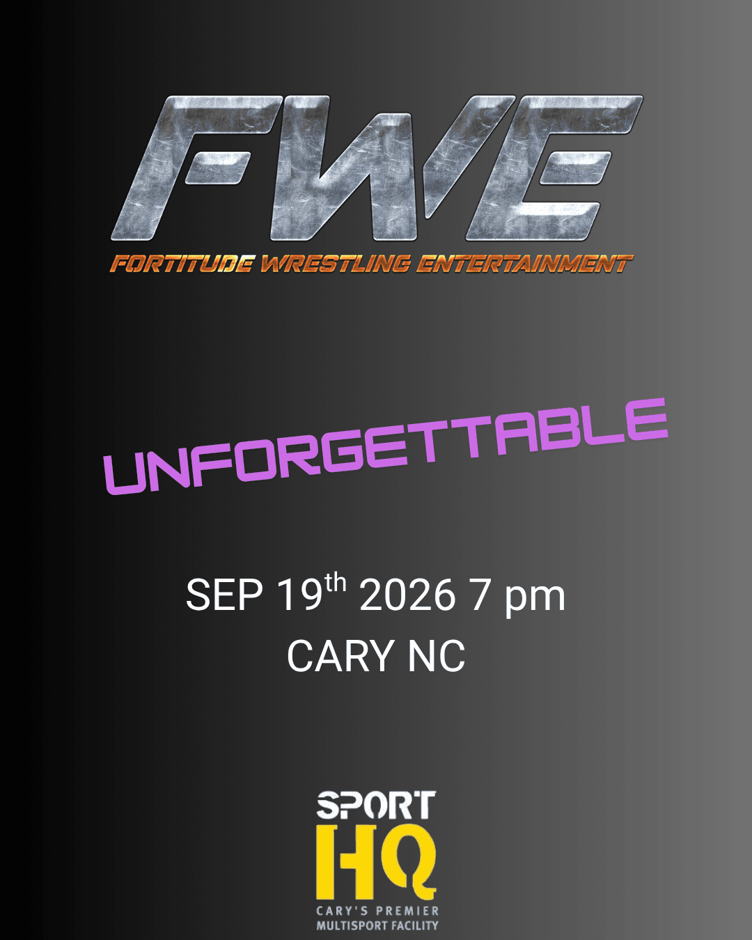 FWE: Unforgettable poster